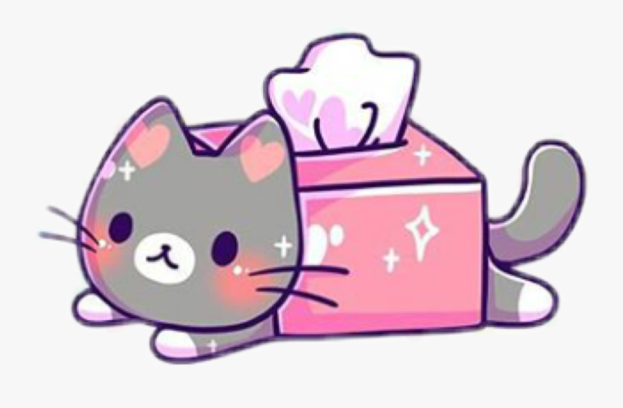 #cat #tissue #tissuebox #animal #cattissuebox#freetoedit - Cartoon, Transparent Clipart