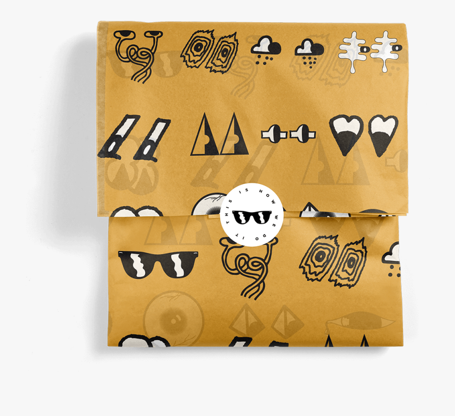 Banner Clipart Cu Litera - Eco Friendly Packaging Design, Transparent Clipart