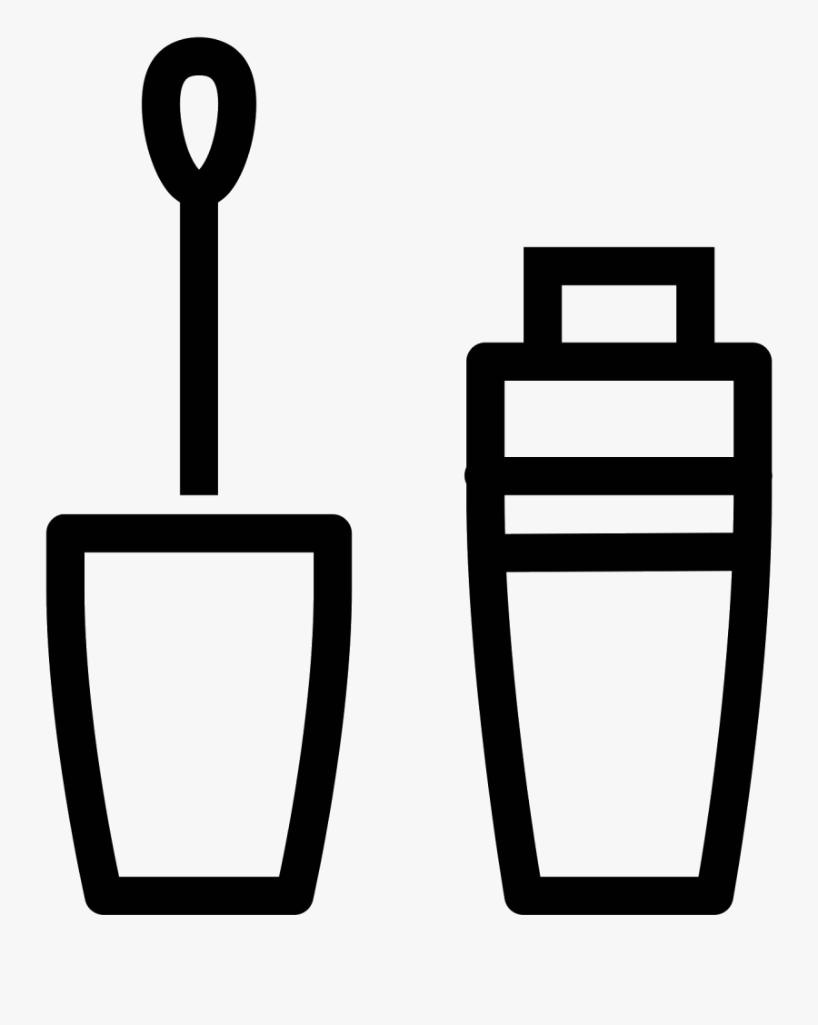 Picture Freeuse Download Lip Gloss Clipart - Lip Gloss Black And White, Transparent Clipart