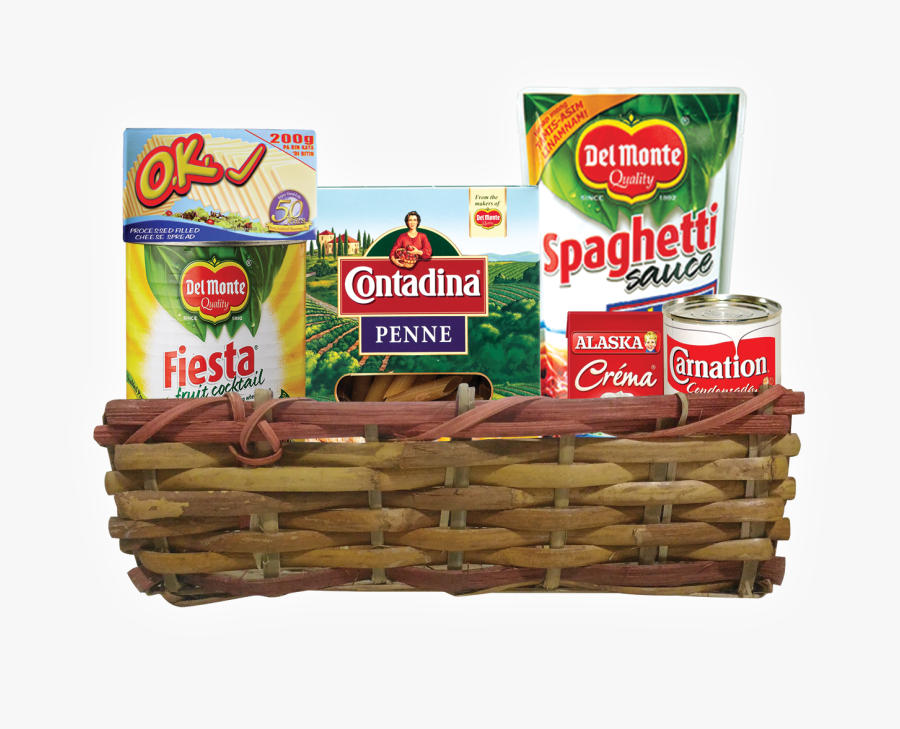 Christmas Basket - Gift Basket, Transparent Clipart