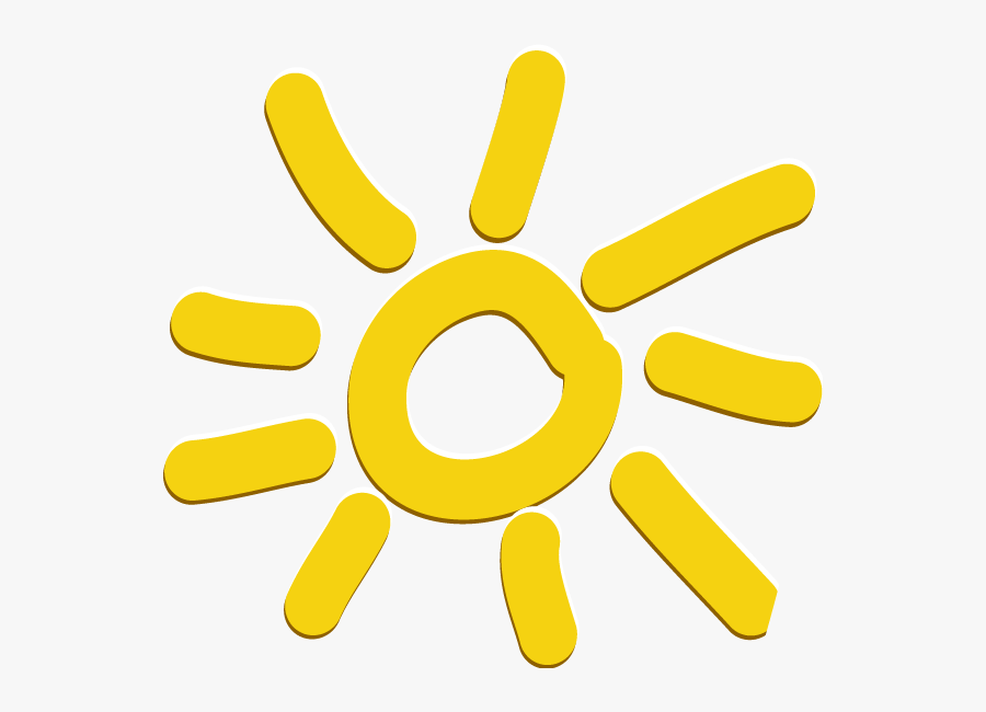 Transparent Cartoon Sun Clipart - 9 Days To Vacation, Transparent Clipart