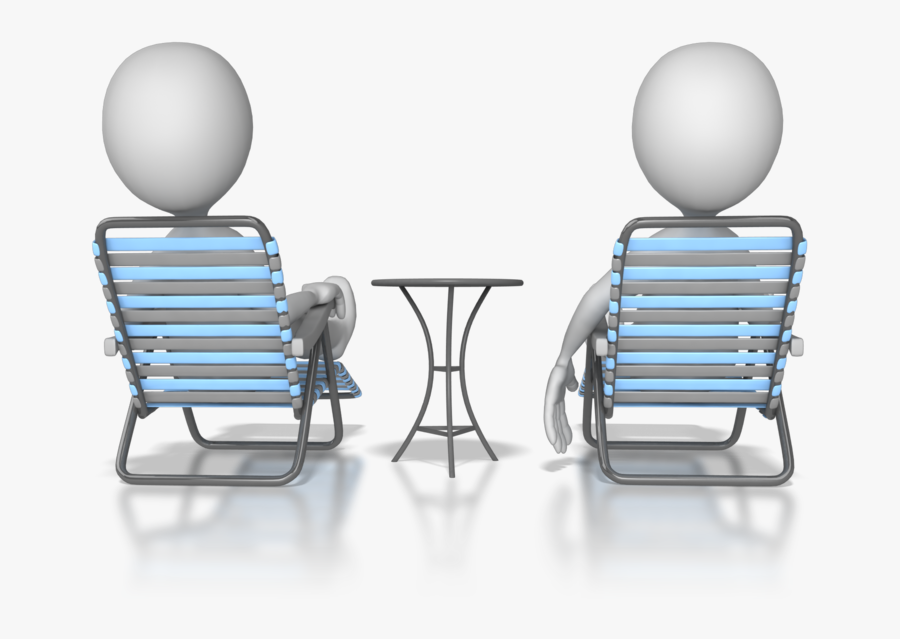 Managing Vacation And Pto Requests - Stick Figures Relaxing, Transparent Clipart