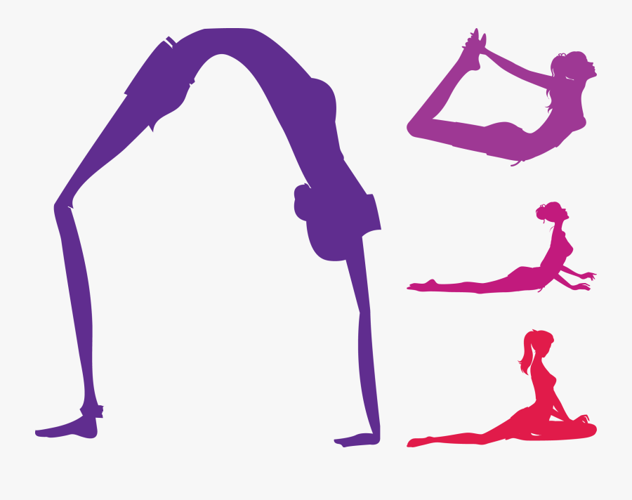 Yoga Silhouette Royalty-free Clip Art - Yoga, Transparent Clipart