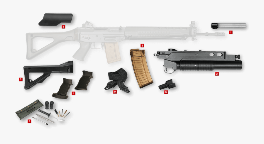 Sig Sg 551 Swat, Transparent Clipart