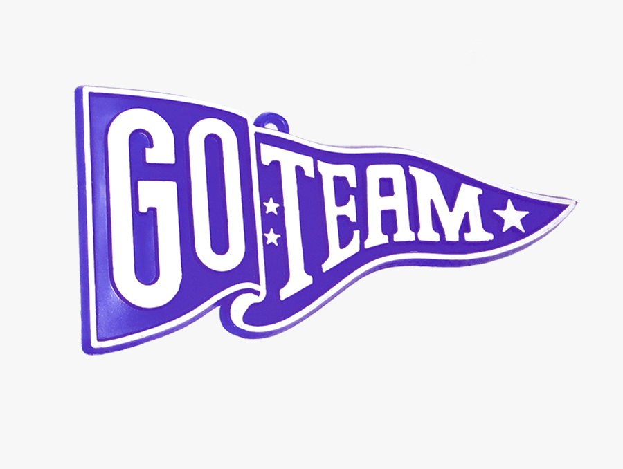 Go Team Pennant Clipart, Transparent Clipart