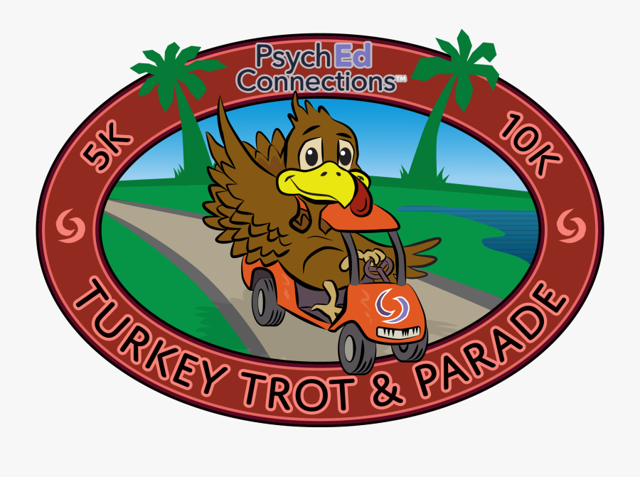 Psych Ed Connections 5k/10k Turkey Trot, Fun Run & - Cartoon, Transparent Clipart