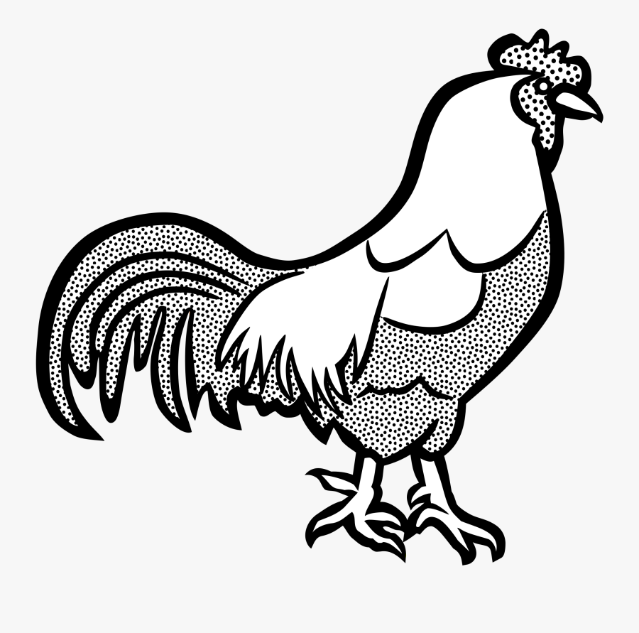Cock Clip Art Black And White - Cock Images Clip Art, Transparent Clipart