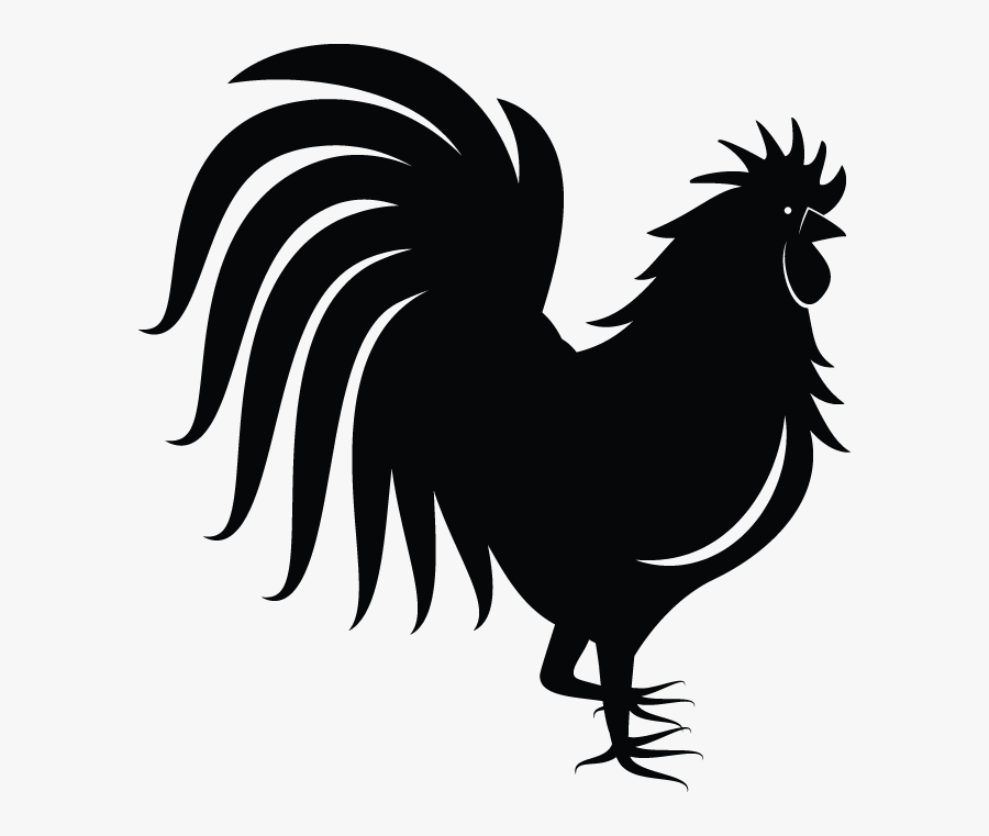 Transparent Rooster Clipart - Cock Silhouette, Transparent Clipart