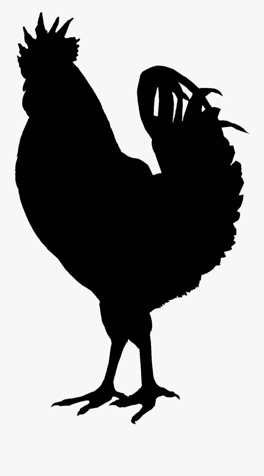File - Chicken Silhouette - Chicken Silhouette Png Transparent, Transparent Clipart