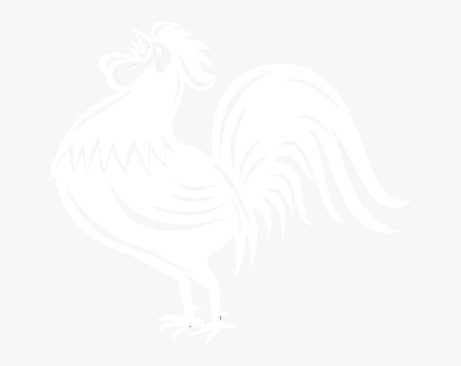 Hen & Chicken Hen & Chicken - Chicken Logo Black White, Transparent Clipart