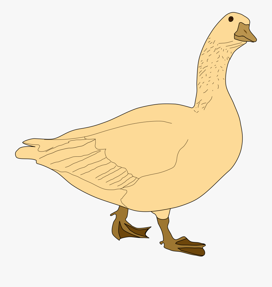 Clip Art Short Story Clipart - Golden Goose Cartoon, Transparent Clipart