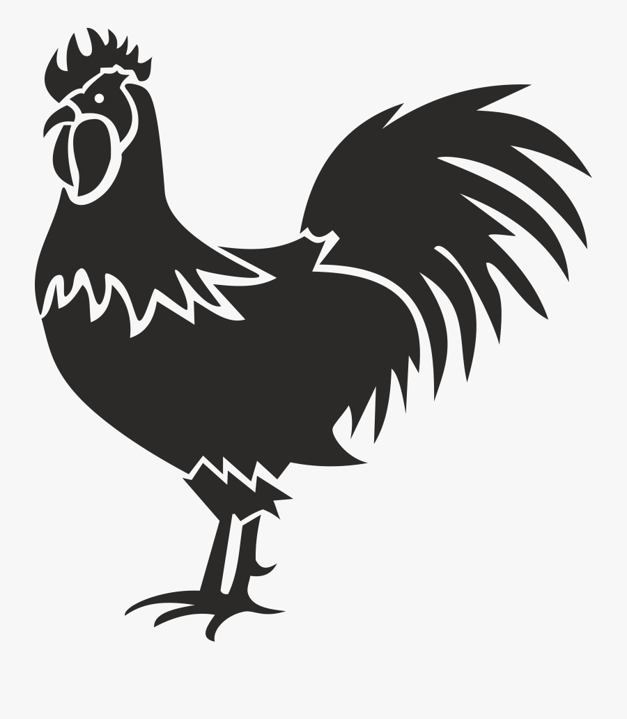 Transparent Rooster Silhouette Png - Rooster Vector Png, Transparent Clipart