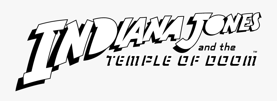 Transparent Indiana Jones Logo Png - Indiana Jones And The Temple Of Doom Logo, Transparent Clipart
