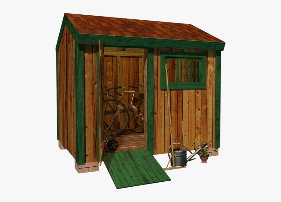 Garden Tool Shed Plans - Plywood, Transparent Clipart