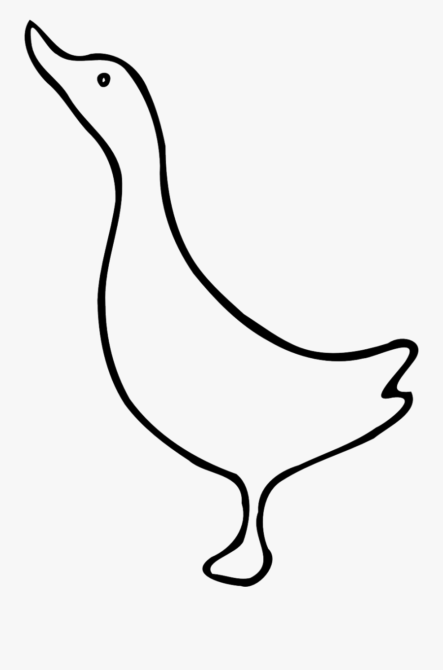 Quack - Duck Drawing Transparent, Transparent Clipart