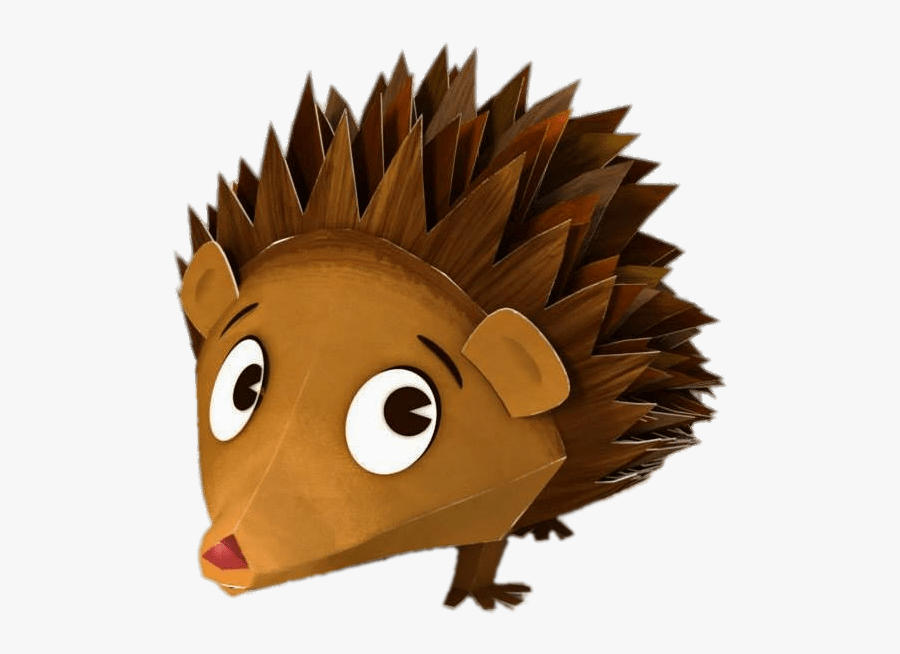 Zack & Quack Character Fluffy The Hedgehog - Zack And Quack Characters, Transparent Clipart