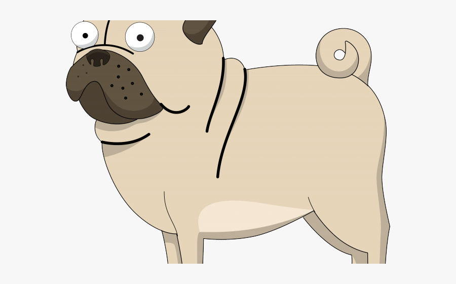 Clipart Of The Day - Transparent Pug Clipart, Transparent Clipart