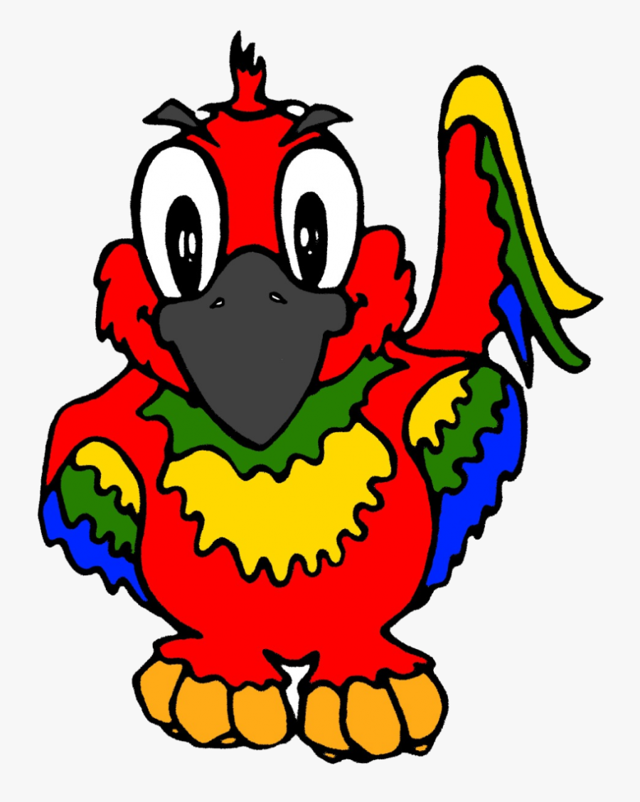 Cute Parrot Png Transparent Image1 - Transparent Cartoon Parrot, Transparent Clipart
