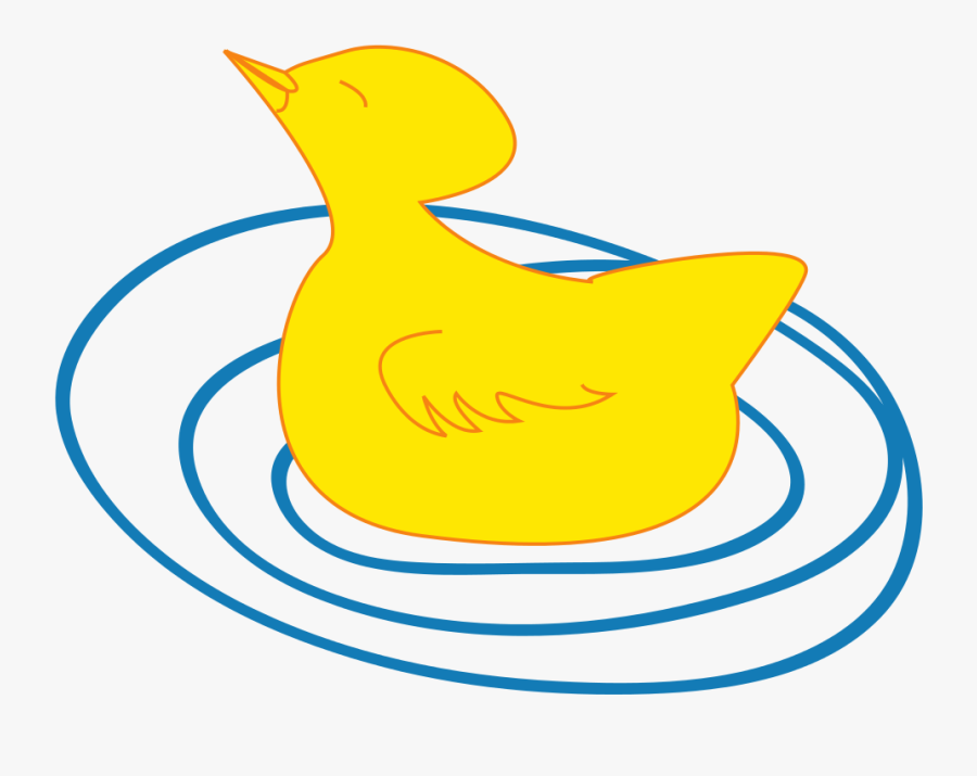 Drawing Of A Duckling - Duck, Transparent Clipart