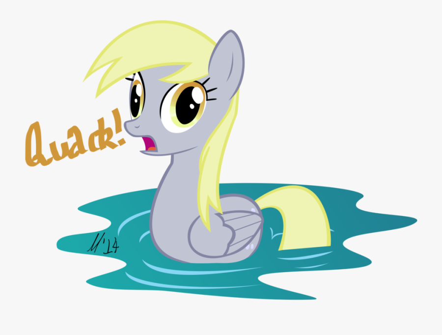 Derpy Duck Ducky Hooves By Meertogh-d7 - My Little Pony Duck, Transparent Clipart