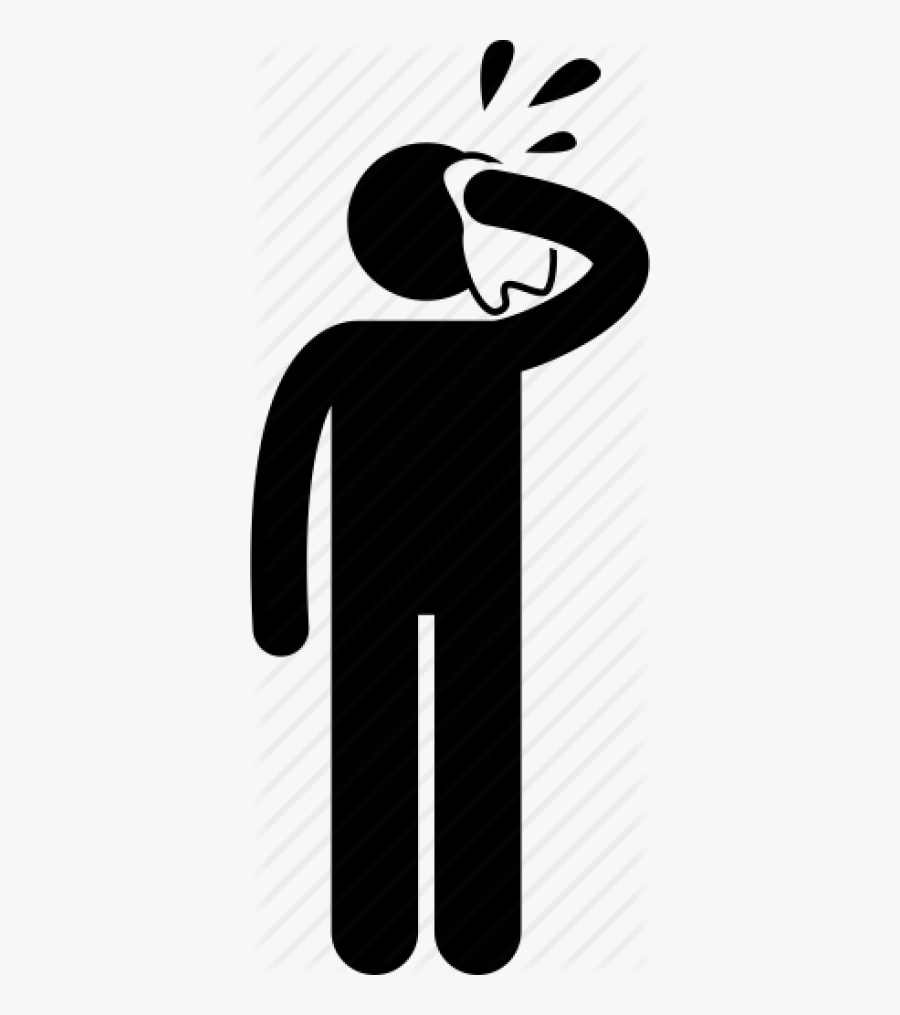 Person Sweating Png, Transparent Clipart
