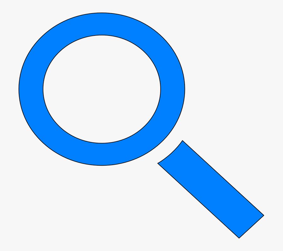 Loupe Clipart Transparent - Blue Lens Icon Png, Transparent Clipart