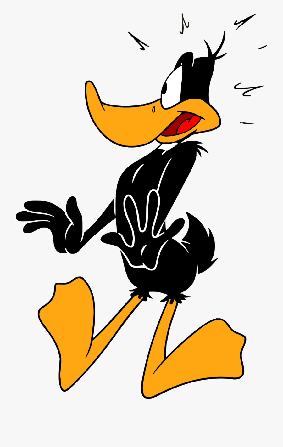 Daffy Duck Cartoon Character, Daffy Duck Characters, - Transparent Background Daffy Duck Transparent, Transparent Clipart
