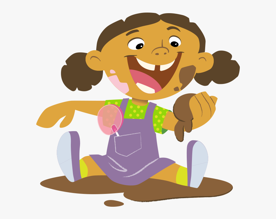 Missy Messy Boogie Wipes - Dirty Child Clipart, Transparent Clipart
