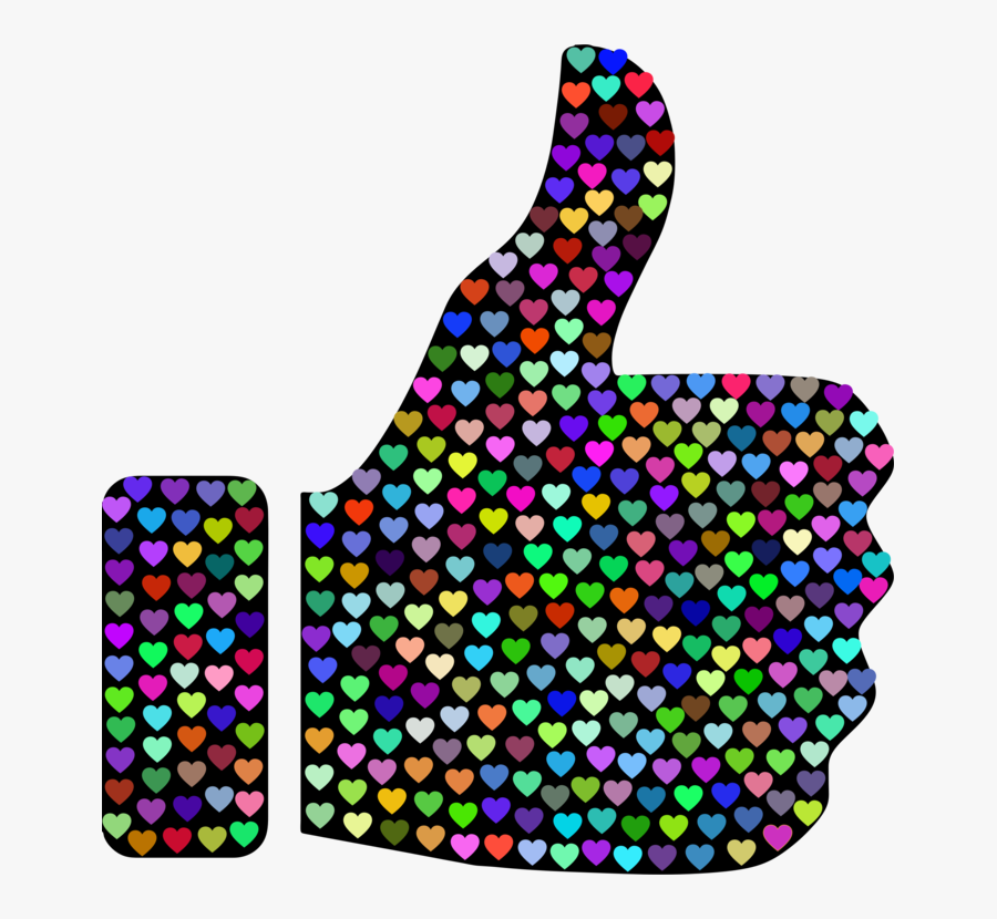 Purple,thumb Signal,computer Icons - Heart With Thumbs Up Png, Transparent Clipart