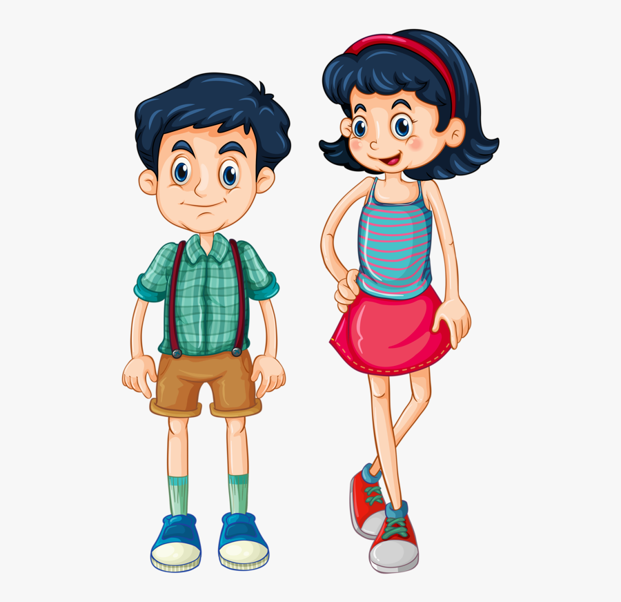 Siblings Cartoon Free Transparent Clipart ClipartKey.