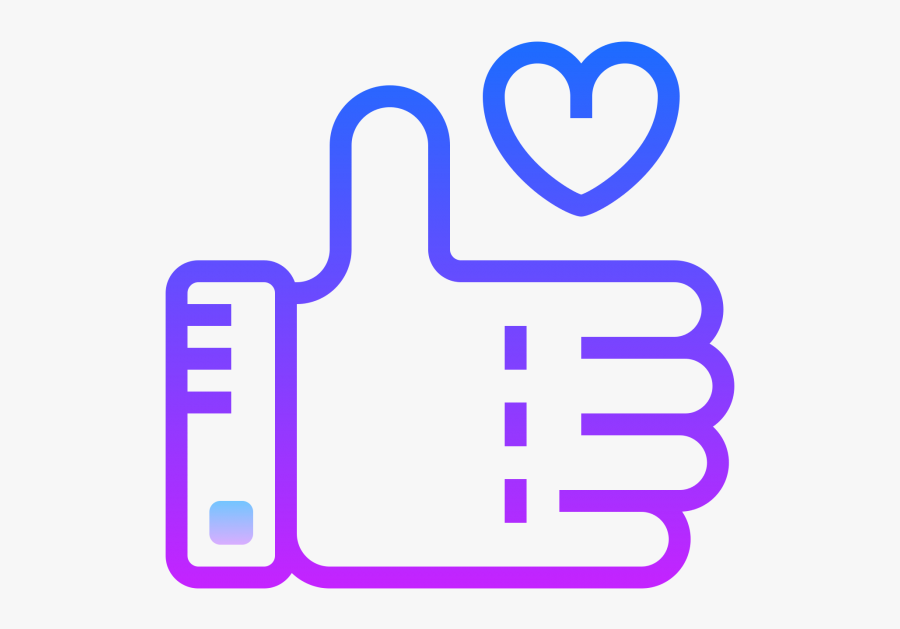 Dale Like Png - Purple Like Button Png, Transparent Clipart