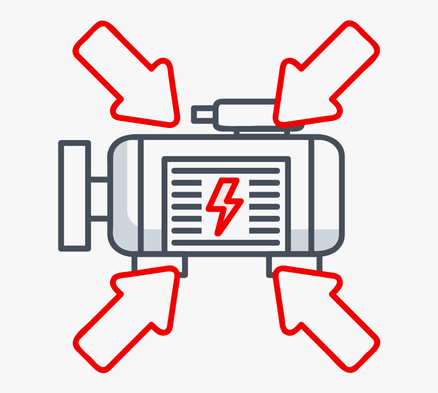 Industrial Clipart Power Generation - Engine Support Stationary Diagram, Transparent Clipart