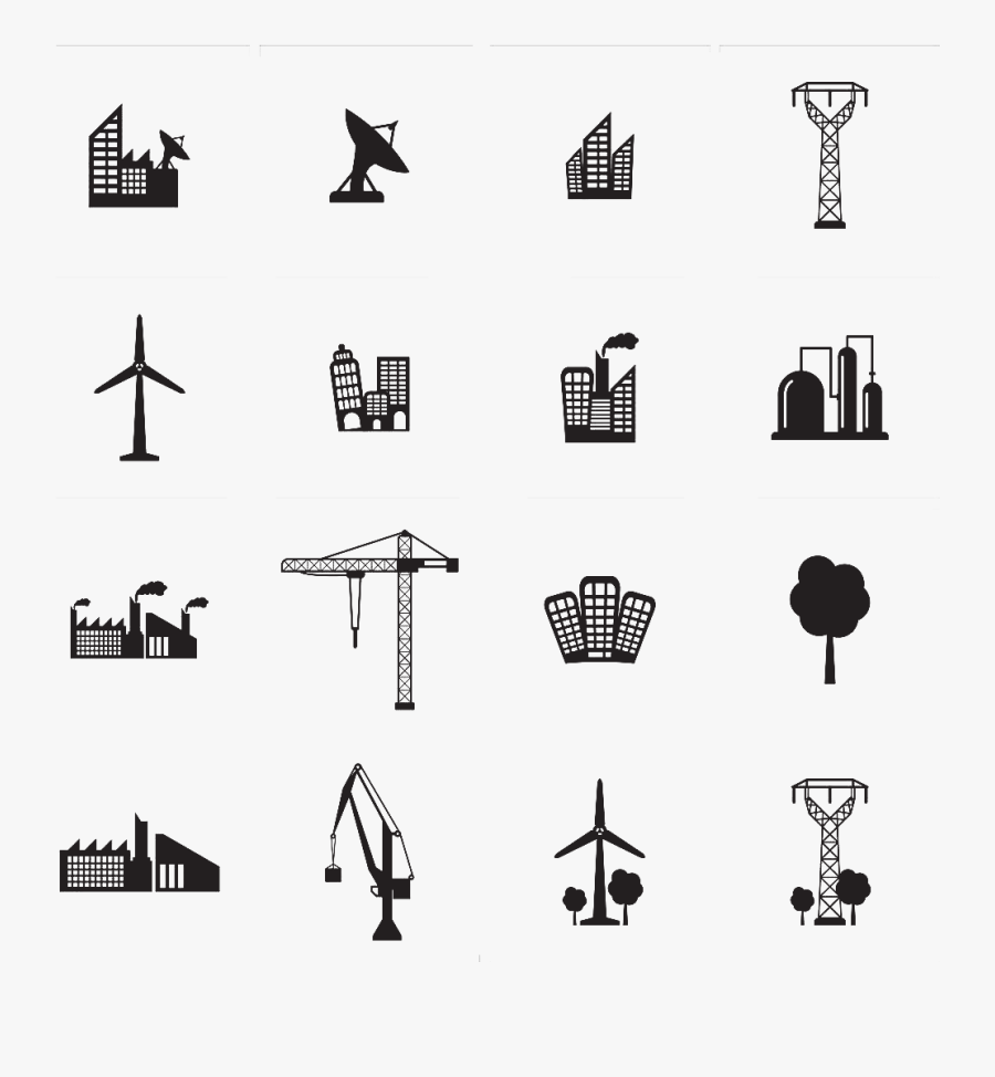 Transparent Architecture Icon Png - Architectural Icon Black And White, Transparent Clipart