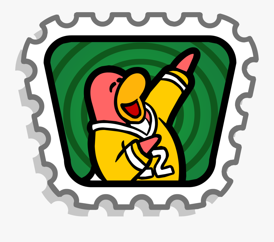 Gameday Cliparts - Club Penguin Hard Stamp, Transparent Clipart