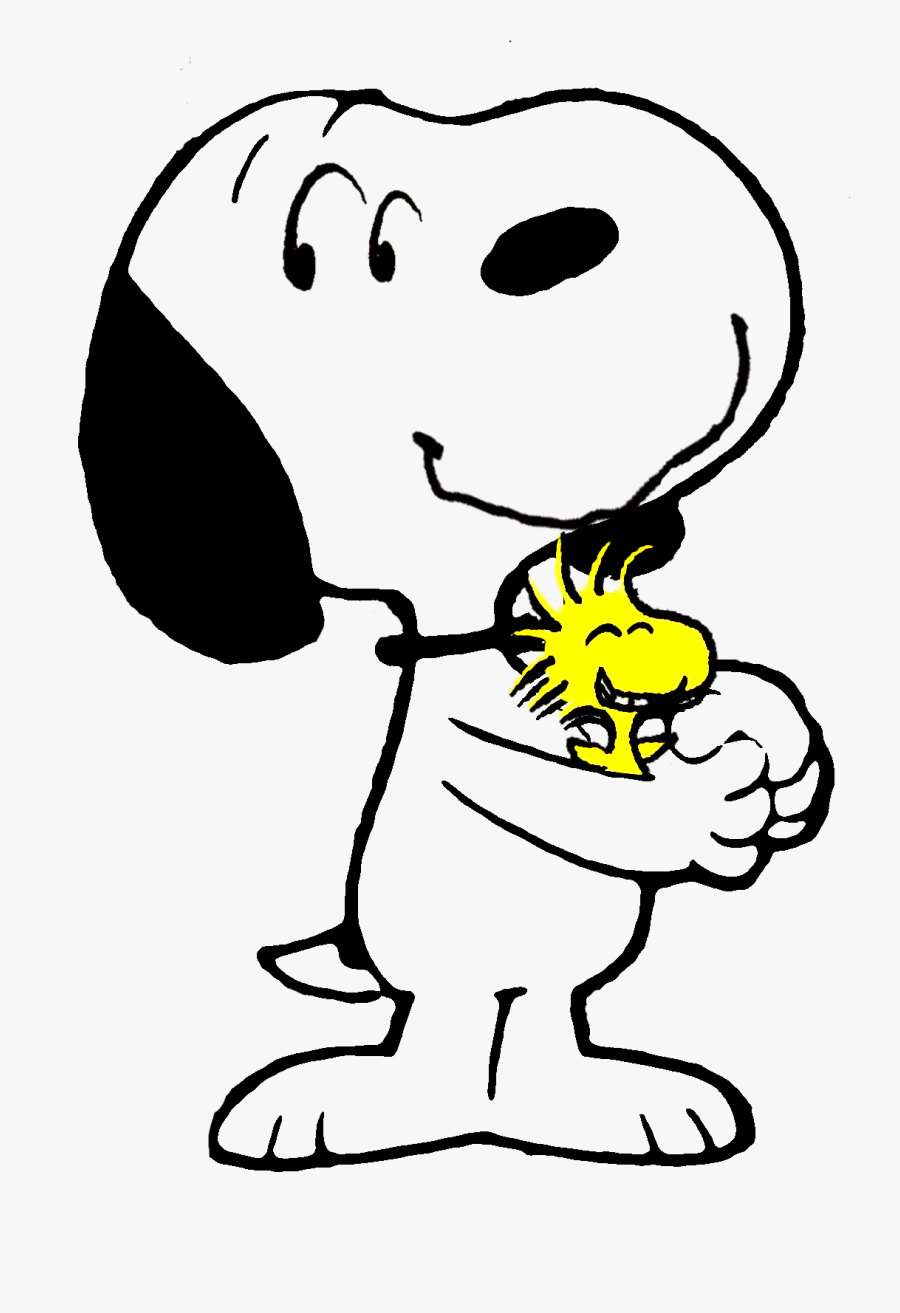 Love Snoopy And Woodstock, Transparent Clipart