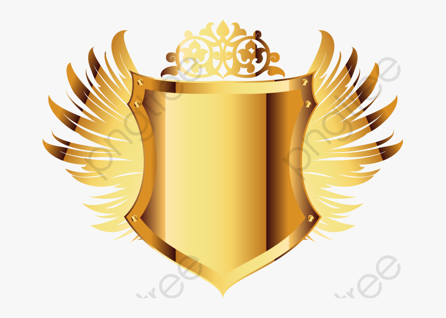 Wings Clipart Geometric - Asas Logo Dourada, Transparent Clipart