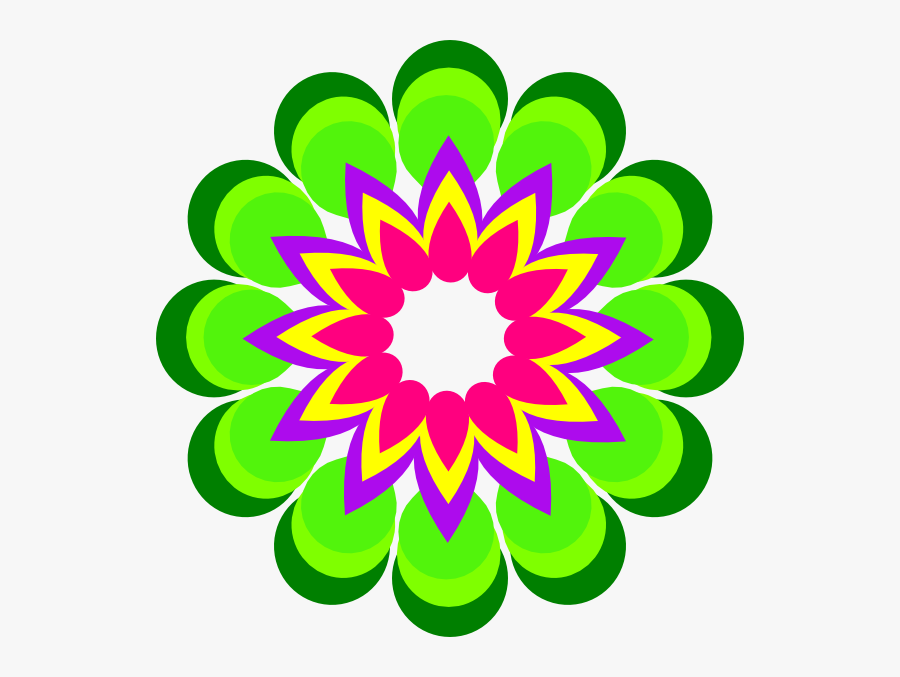 Colorful Flowers Clipart Png, Transparent Clipart