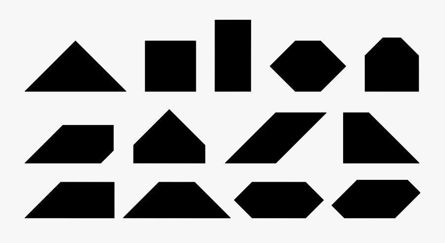 Clipart Library Download Silhouette At Getdrawings - Tangram Geometric Shapes, Transparent Clipart