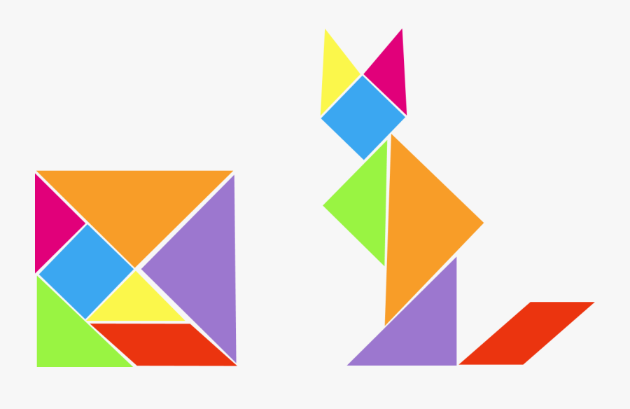 Geometry And - Figuras De Un Tangram, Transparent Clipart