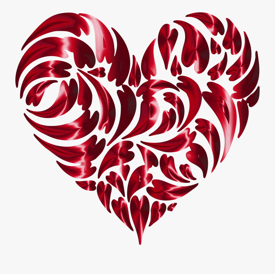 This Free Icons Png Design Of Abstract Distorted Heart - Abstract Heart Transparent Background, Transparent Clipart