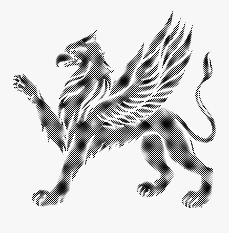 Art,monochrome Photography,carnivoran - Griffin Png, Transparent Clipart