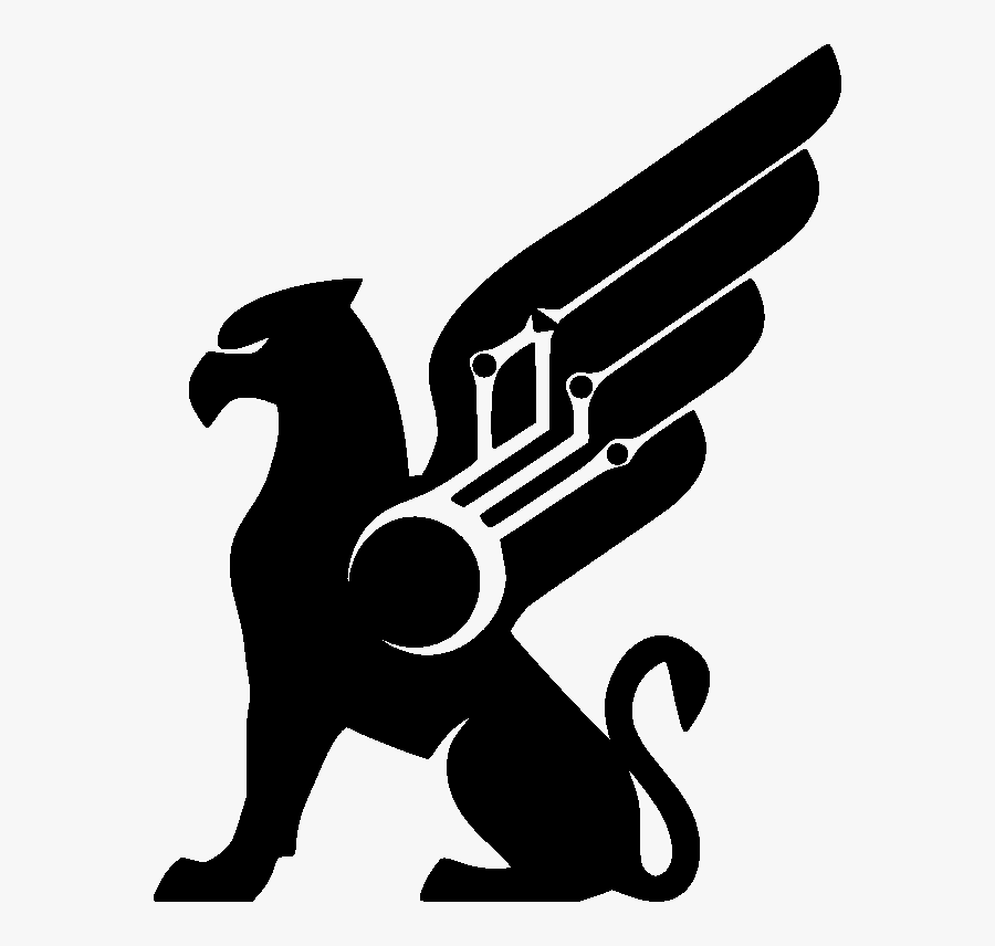 Input Cyber Griffin Silhouette - Griffin Silhouette Png, Transparent Clipart