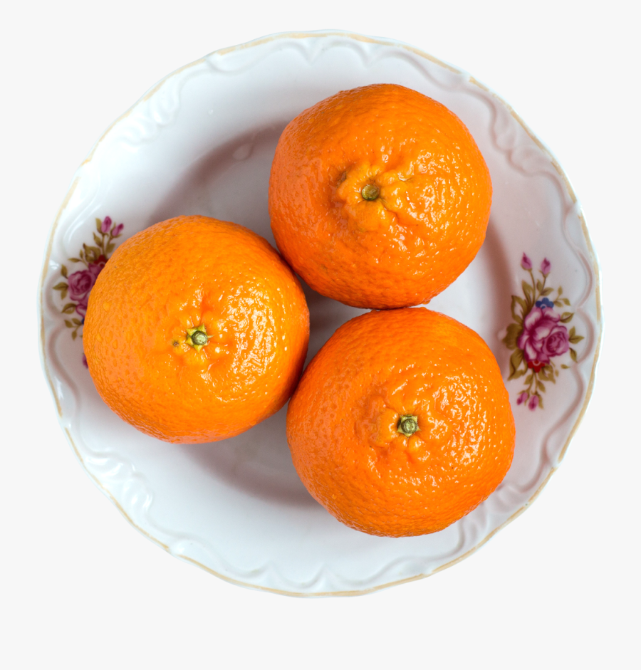 Citrus,tangerine,citrus Fruit,plate - Poto Buah Jeruk Mandarin Di Piring, Transparent Clipart