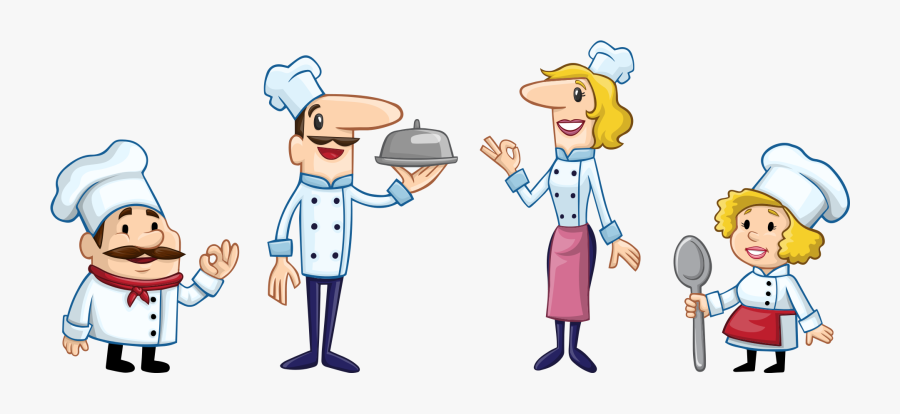 Keeping The Food On Our Plate Separate - Restaurant Employees Cartoon Png, Transparent Clipart