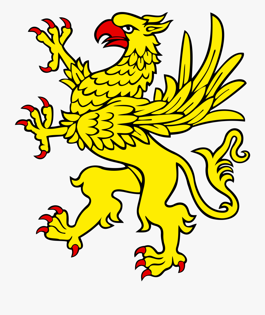 Clip Art File Figures Griffin Svg - Heraldic Griffin, Transparent Clipart