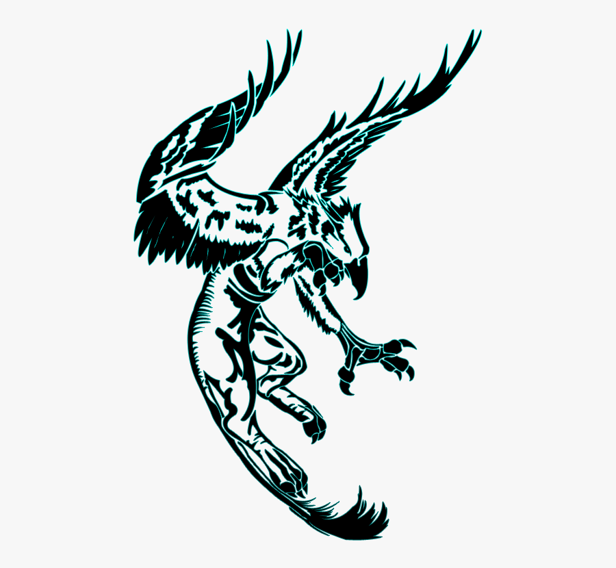 Griffin Sleeve Tattoo Tribe Clip Art - Griffin Png, Transparent Clipart