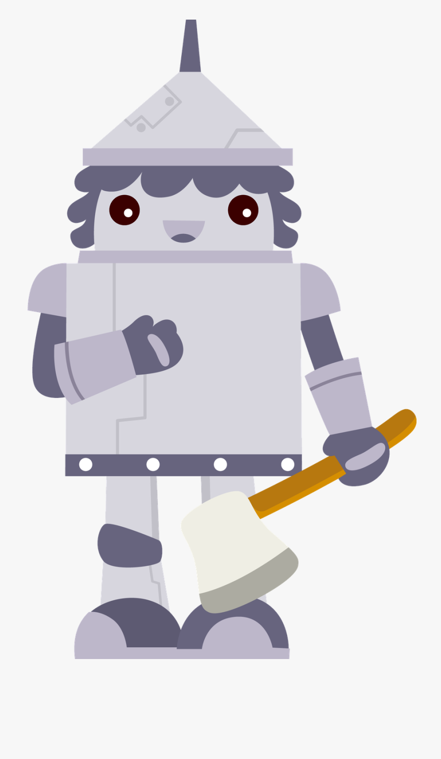 Transparent Yellow Brick Road Clipart - Robot Del Mago De Oz En Caricatura, Transparent Clipart