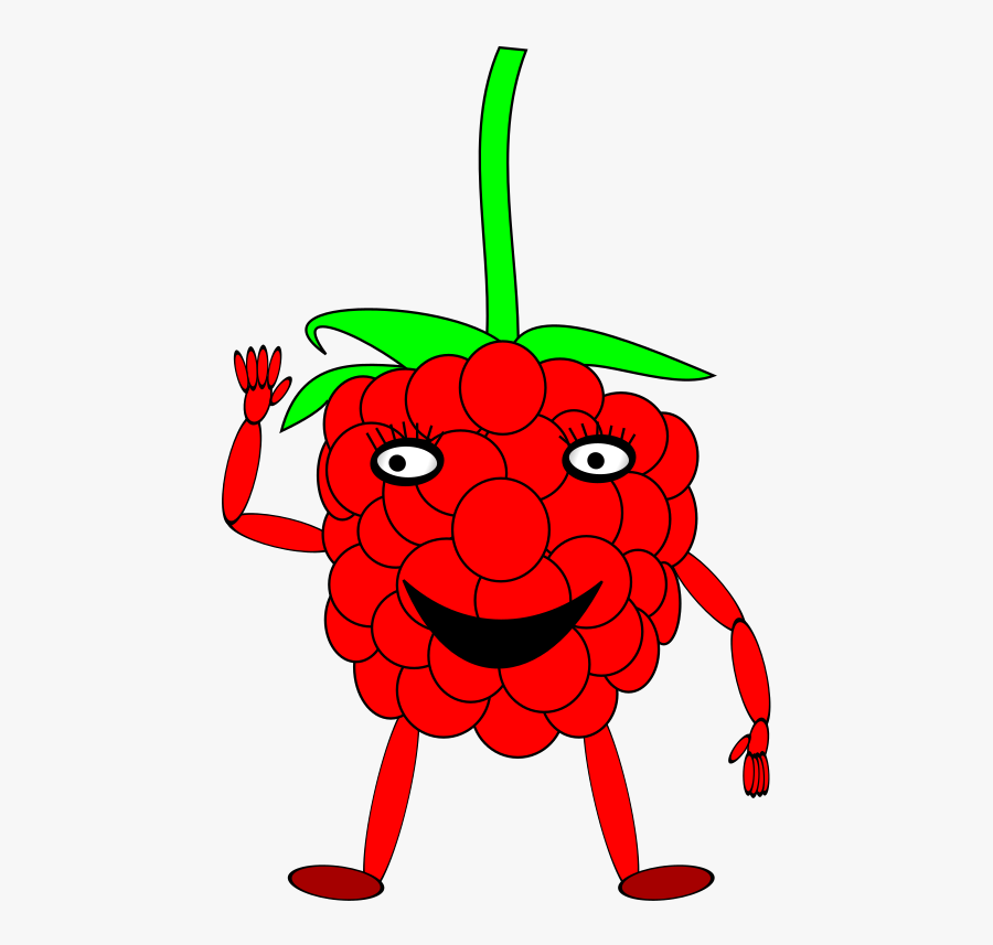 Raspberry Man, Transparent Clipart