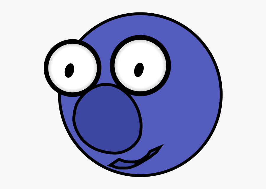 Transparent Blueberry Clipart - Blueberry Face Clipart, Transparent Clipart