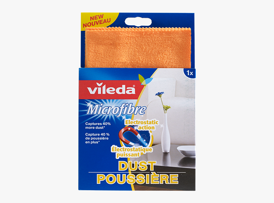 Microfiber Dust Cloth Vileda, Transparent Clipart